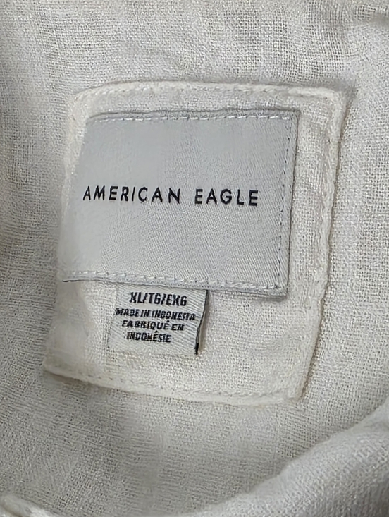 American Eagle Go Big Ultra Oversized Womens Long Sleeve Shirt Size XL - Picture 4 of 11